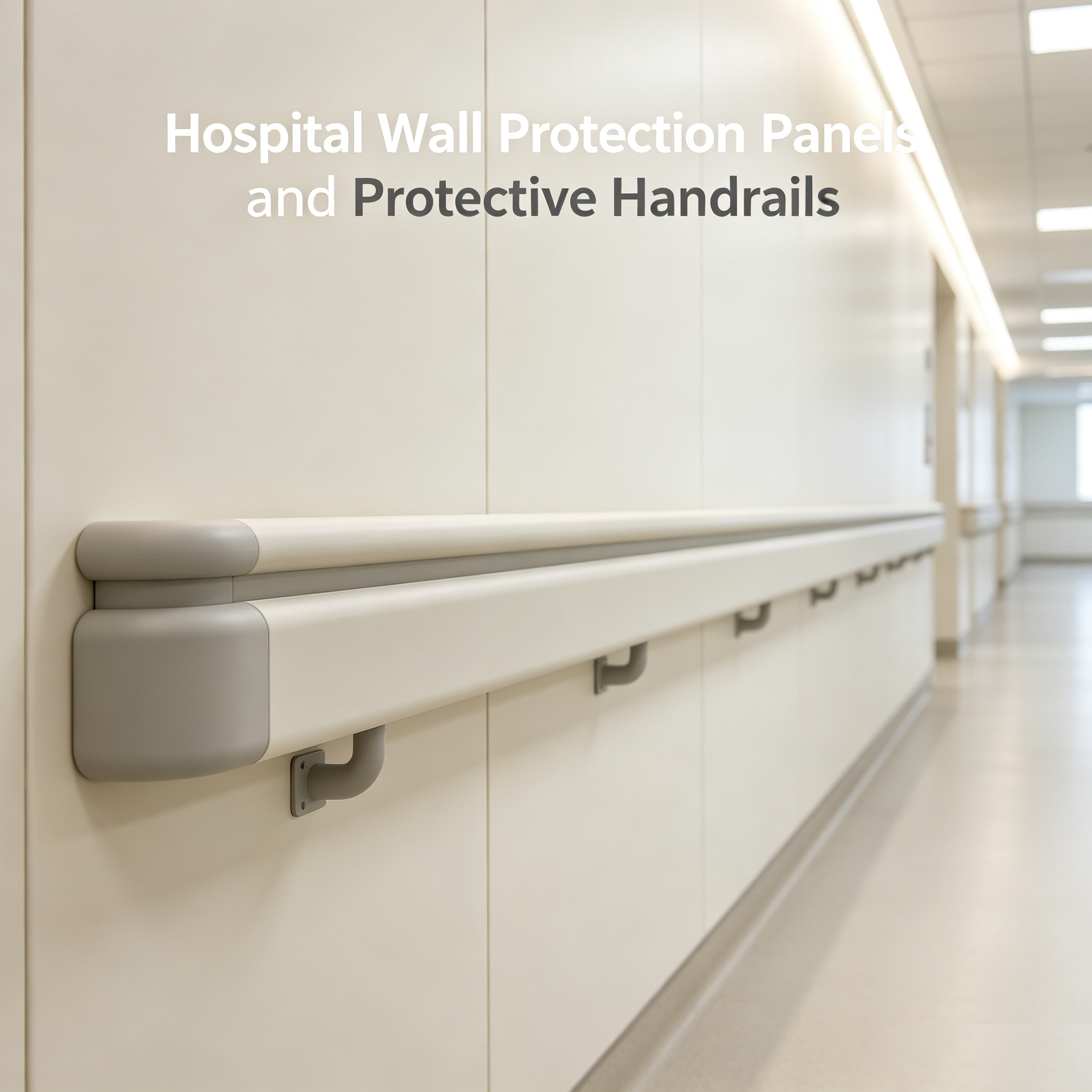 Hospital Wall Protection Panels and Protective Handrails